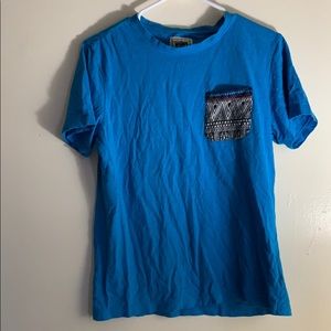 Men’s M Blue Pocket Tee